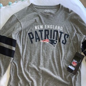 New England Patriots long sleeve tee size medium